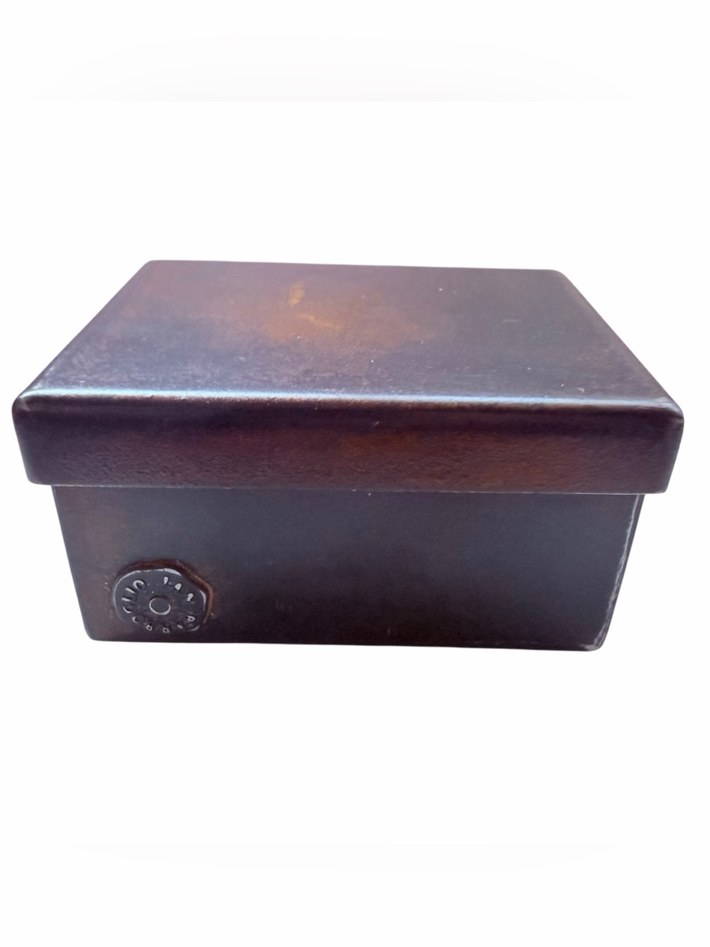 Jan Harbroglio Metal Trinket Box
